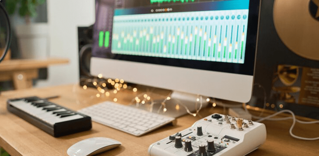 Mesa de Som USB: Ideal para Gravações, Lives e Podcasts